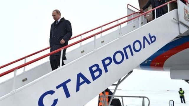 Владимир Путин прибыл в Пятигорск